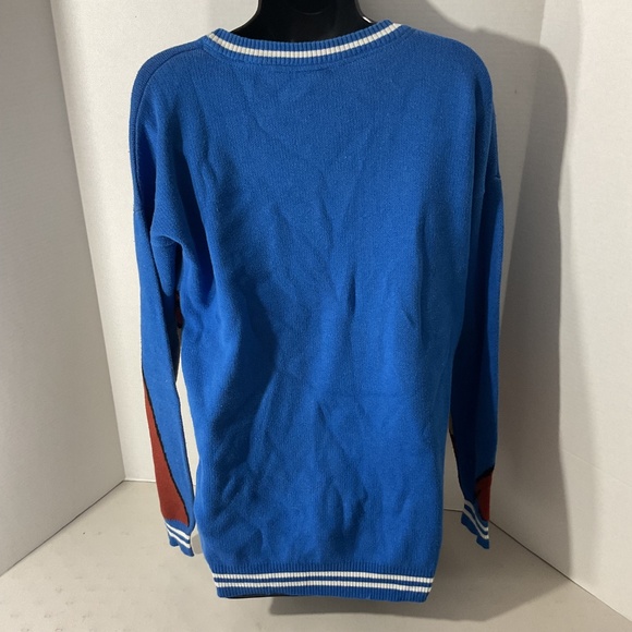 Forever 21 x WB Looney Tunes Blue Taz Pullover Sweater Size Small - Picture 5 of 9